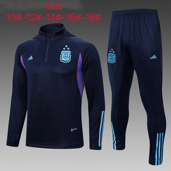 Kinder Sweatshirts Argentinien 2023-2024 Blau